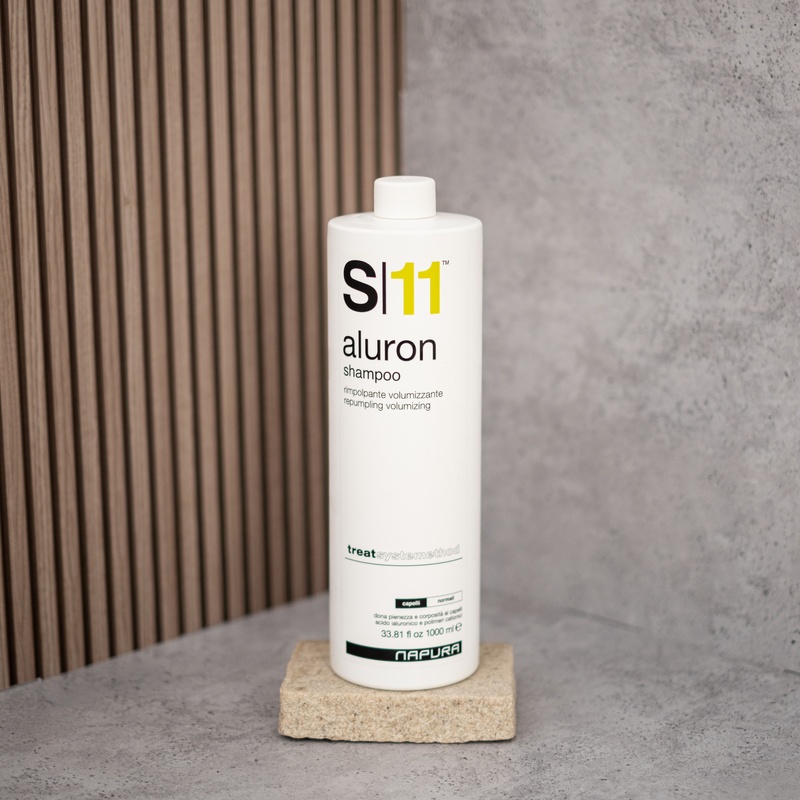 S11 ALURON shampoo – Шампунь для создания плотности и объема, 1000 мл